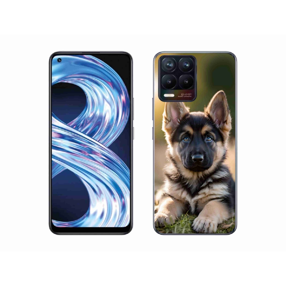 mmCase géltok a Realme 8 4G-hez – német juhászkutya a természetben