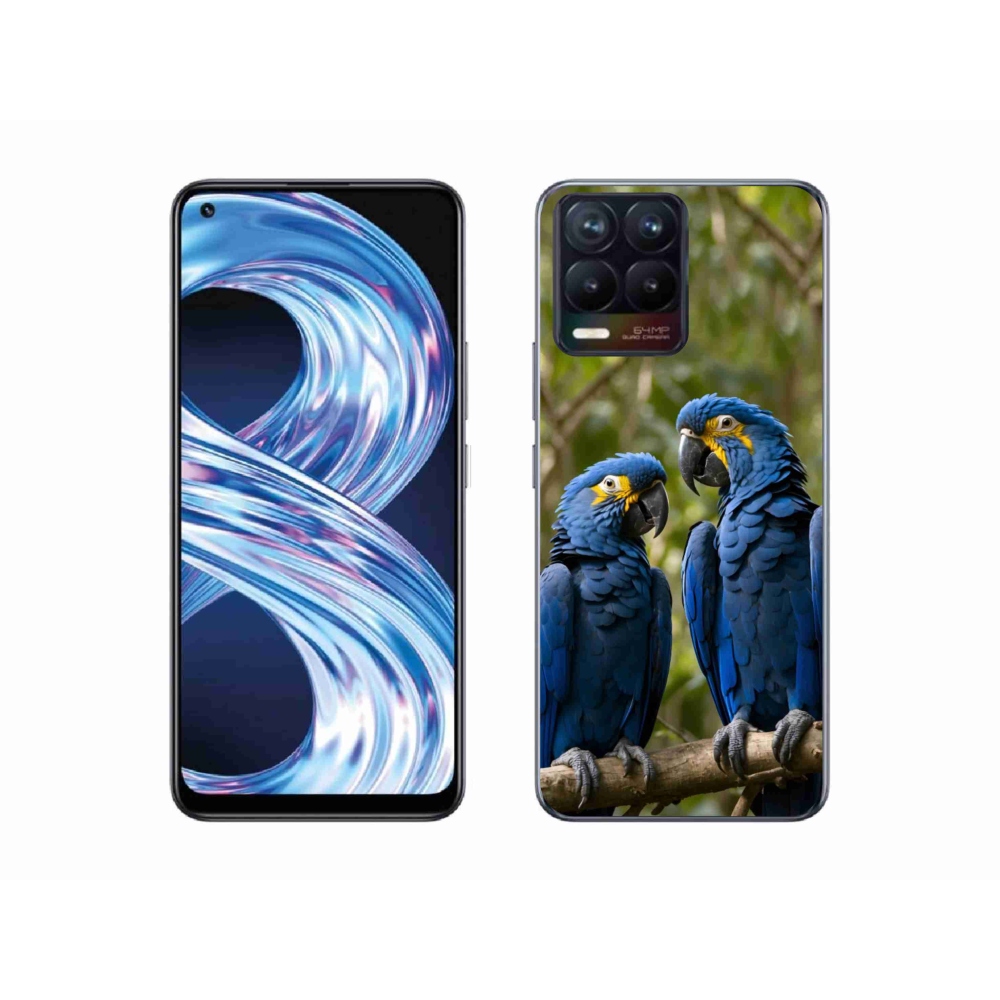 mmCase gélhuzat a Realme 8 4G-hez – papagáj-duó