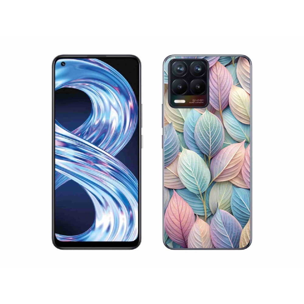 mmCase géltok a Realme 8 4G-hez – pasztell levelek