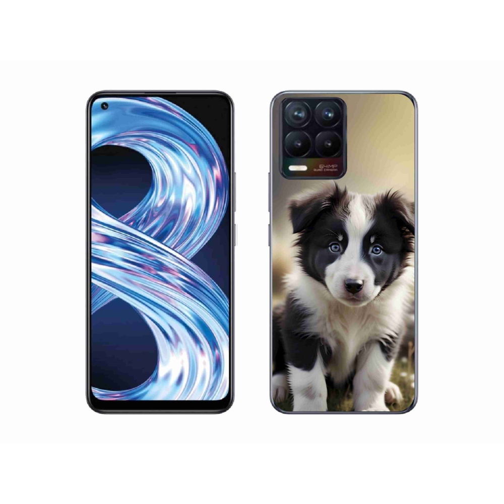 mmCase gél tok a Realme 8 4G-hez – aranyos border collie