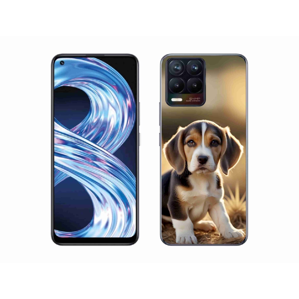 mmCase gél tok a Realme 8 4G-hez – aranyos beagle