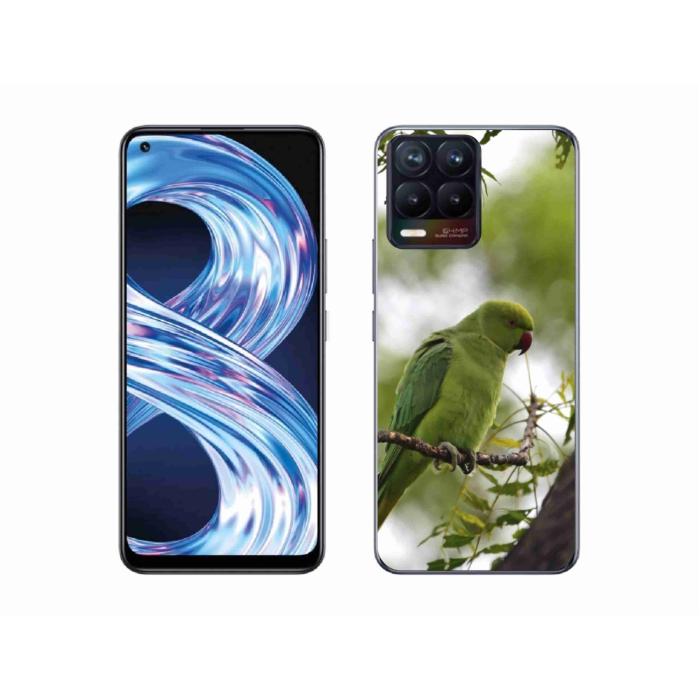mmCase géltok a Realme 8 4G-hez – zöld papagáj