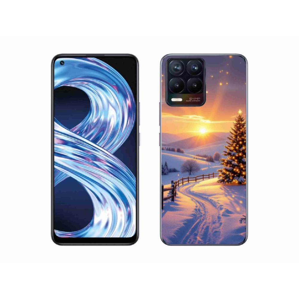 mmCase gélhuzat a Realme 8 4G-hez – téli táj