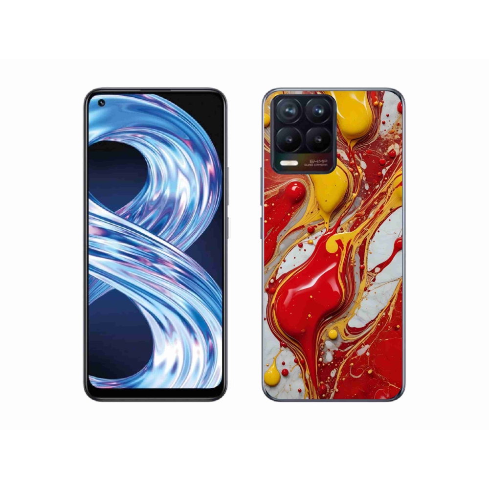 mmCase gélhuzat a Realme 8 Pro-hoz – absztrakt motívum 42
