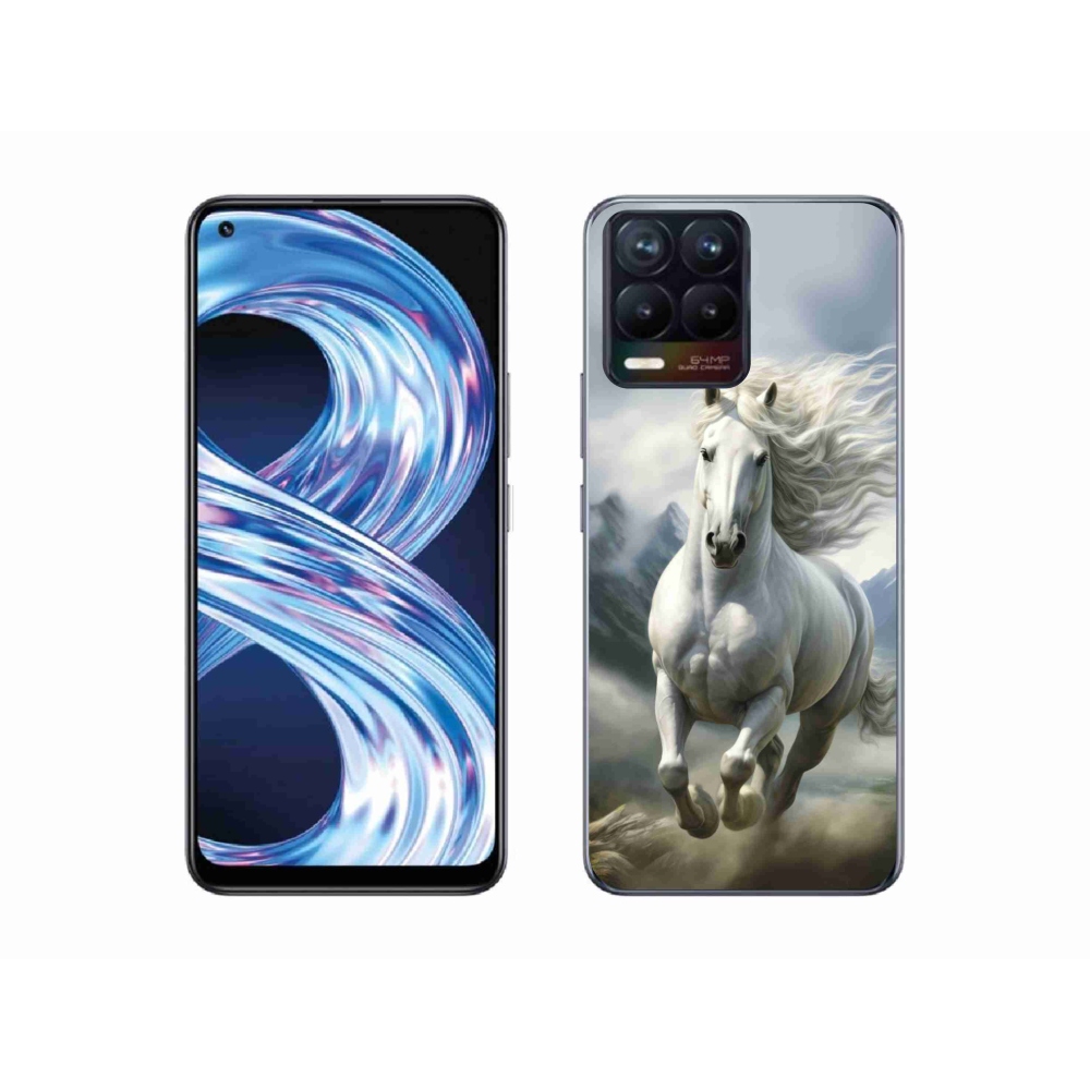 mmCase géltok a Realme 8 Pro-hoz – Futó fehér ló 3
