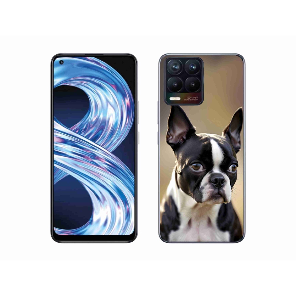 mmCase gél tok a Realme 8 Pro-hoz – bostoni terrier