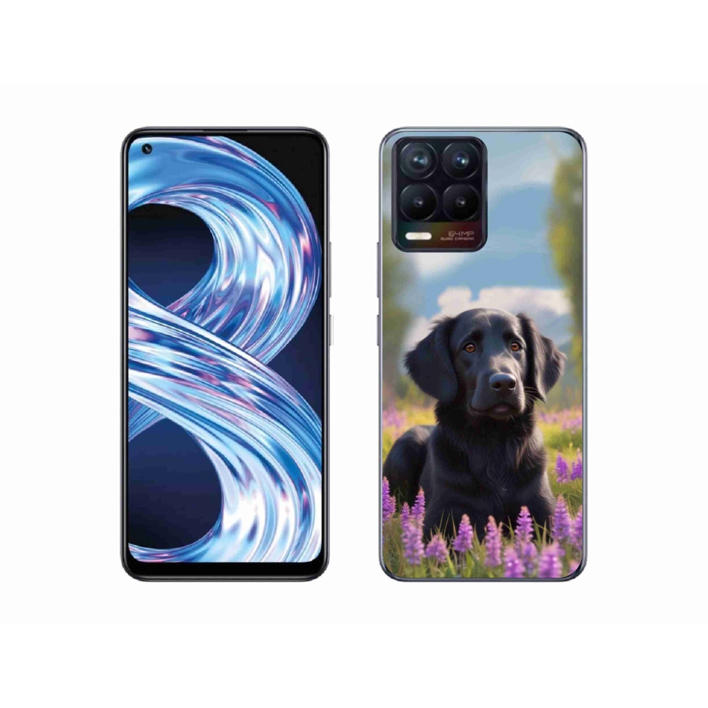 mmCase géltok a Realme 8 Pro-hoz – elegáns fekete retriever