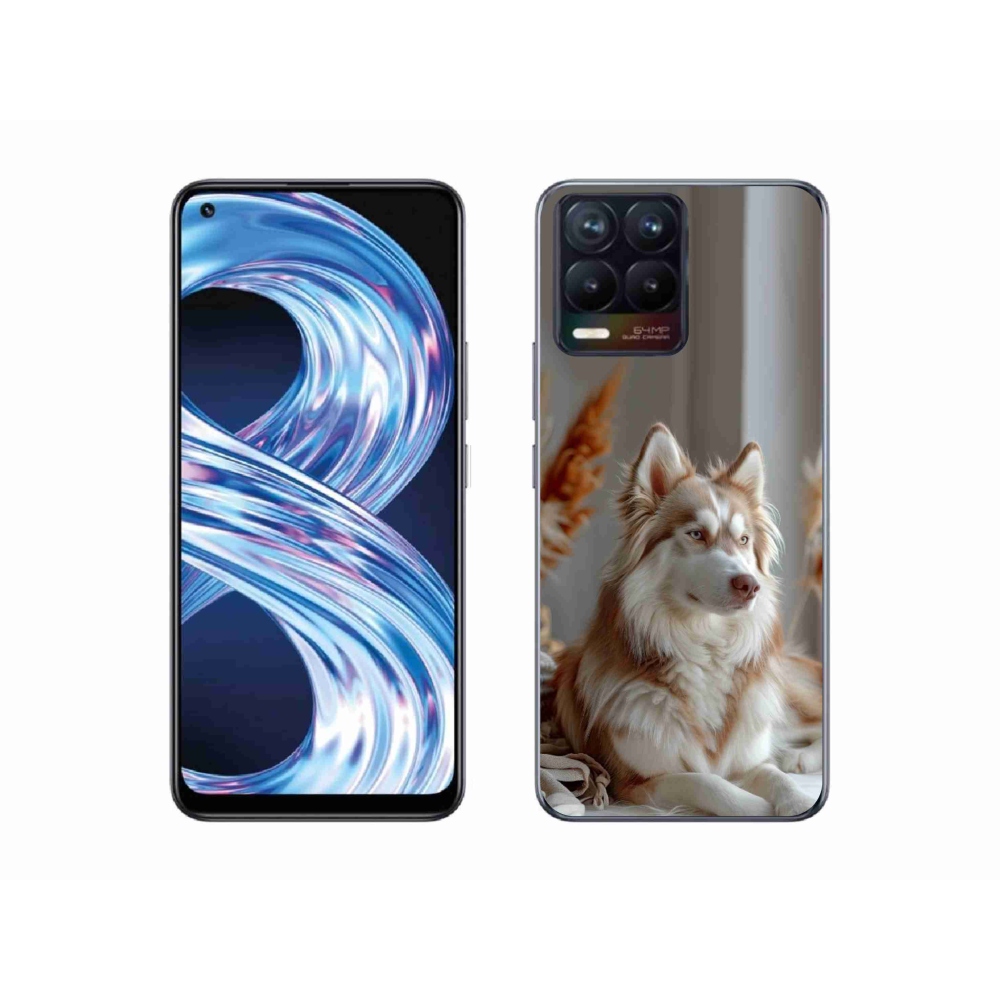 mmCase géltok a Realme 8 Pro-hoz – nyugodt szibériai husky