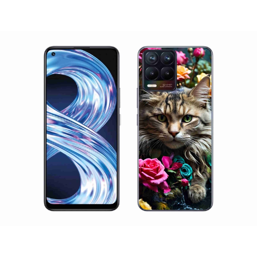 mmCase géltok a Realme 8 Pro-hoz – macskás mintázat 2
