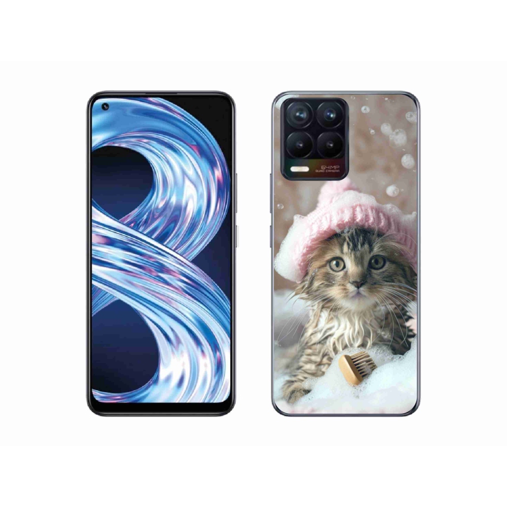 mmCase géltok a Realme 8 Pro-hoz – cica és fürdő