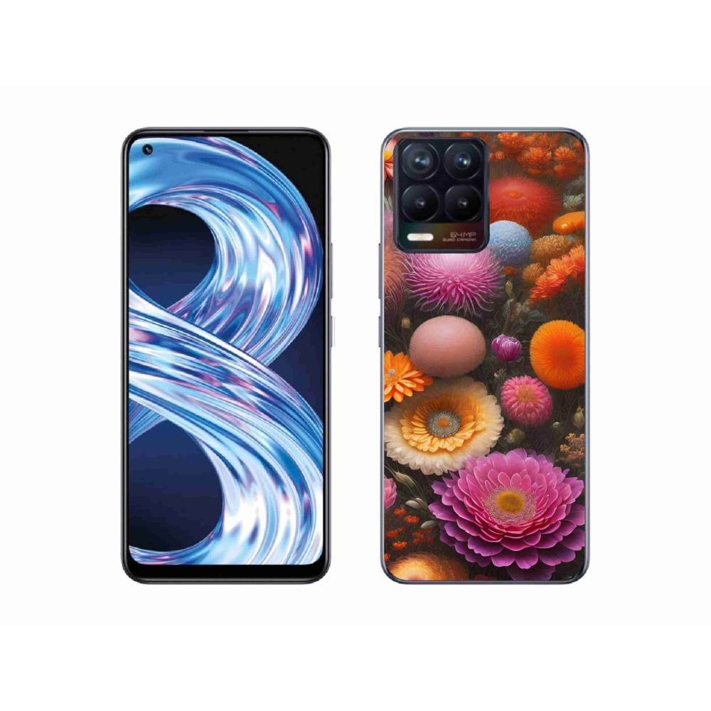 mmCase géltok a Realme 8 Pro-hoz – virágkompozíció