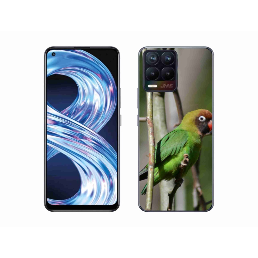 mmCase géltok a Realme 8 Pro-hoz – agapornis papagáj