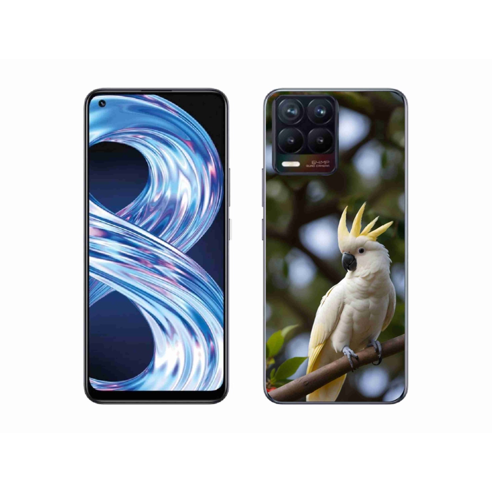 mmCase gélhuzat a Realme 8 Pro-hoz – kakadu papagáj 3