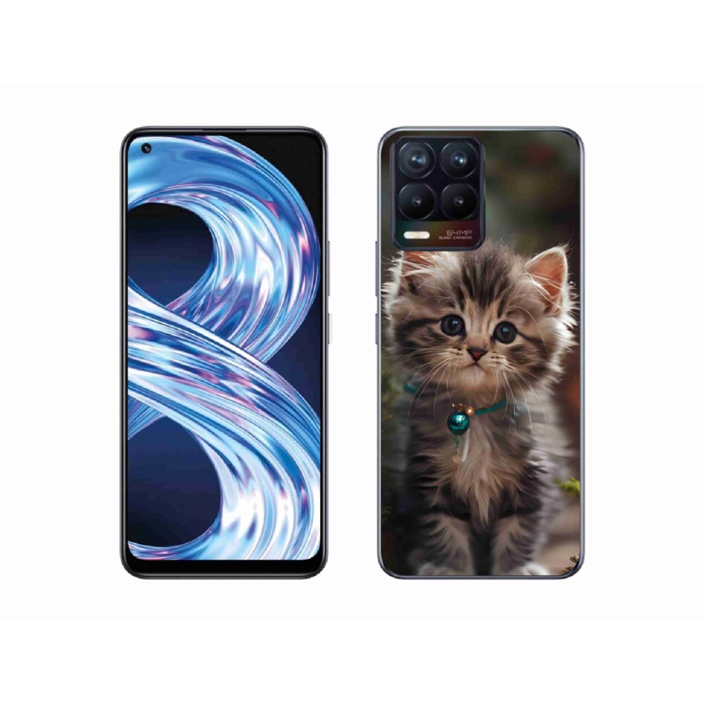 mmCase gél tok a Realme 8 Pro-hoz – aranyos cica 11