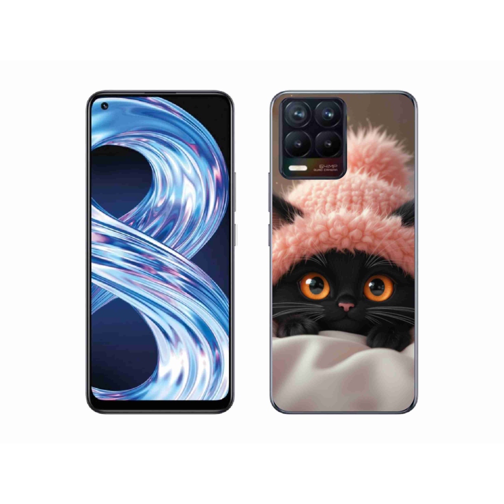 mmCase gél tok a Realme 8 Pro-hoz – aranyos cica 7