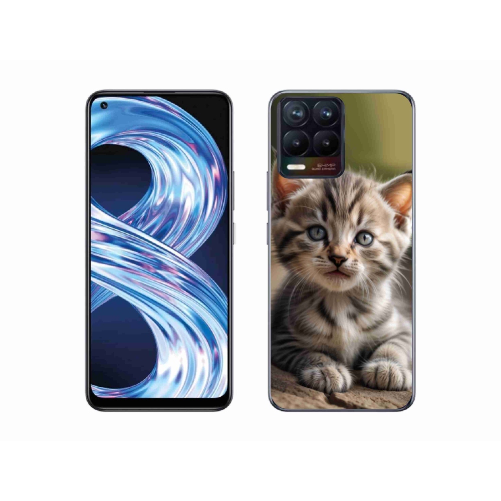 mmCase gél tok a Realme 8 Pro-hoz – aranyos cica 9