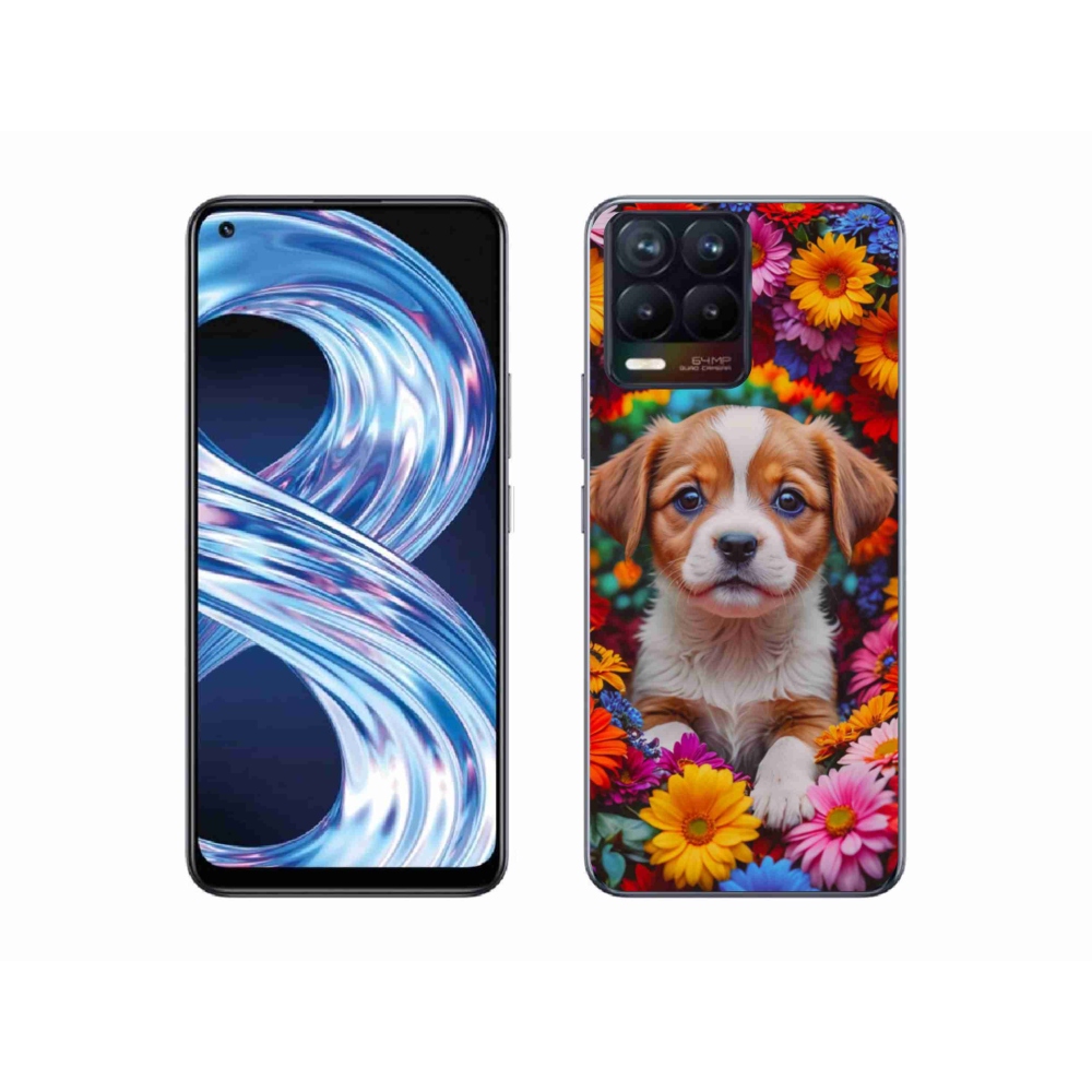 mmCase gél tok a Realme 8 Pro-hoz – aranyos kiskutya