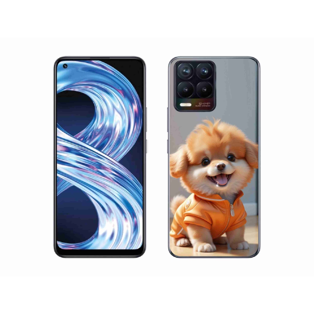 mmCase géltok a Realme 8 Pro-hoz – aranyos pomerániai pulóverben