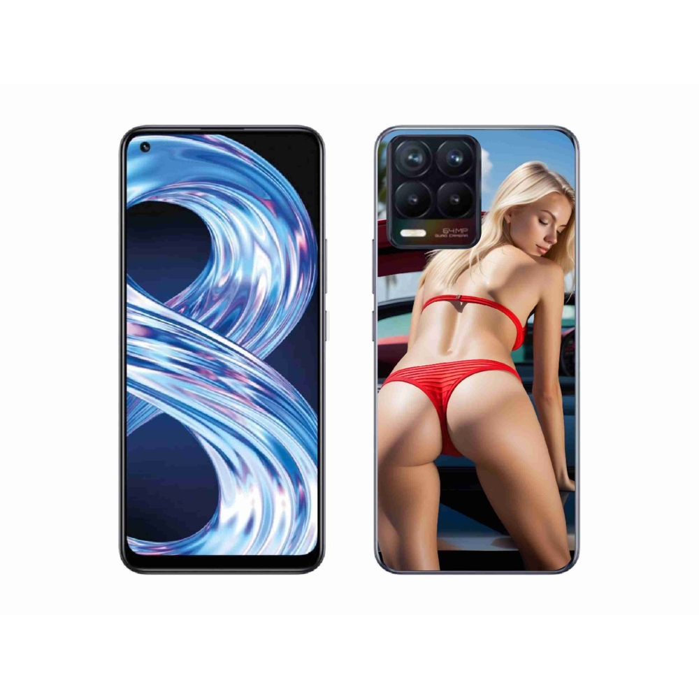 mmCase gélhuzat a Realme 8 Pro-hoz – szexi nő 2