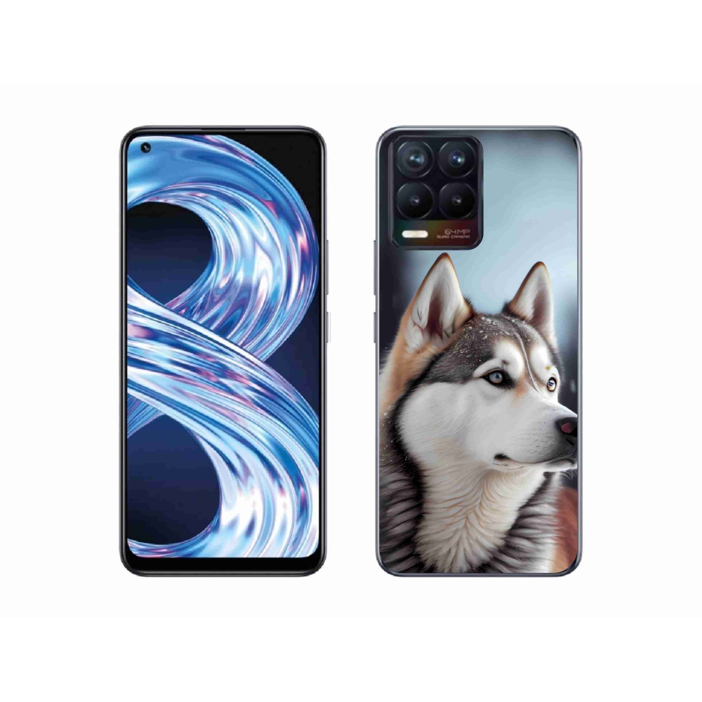 mmCase géltok a Realme 8 Pro-hoz – szibériai husky