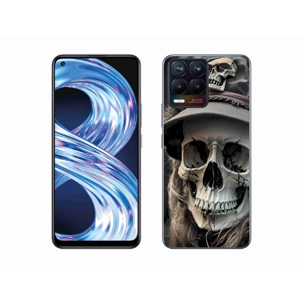 mmCase géltok a Realme 8 Pro-hoz – sötét koponya