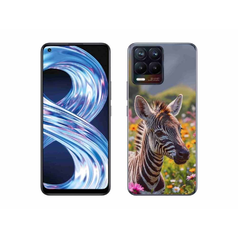mmCase géltok a Realme 8 Pro-hoz – zebra a réten