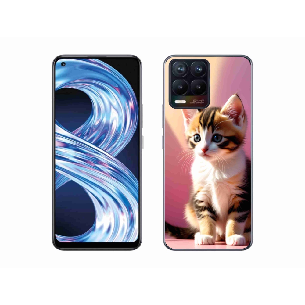 mmCase gél tok a Realme 8 Pro-hoz – kíváncsi cica 2