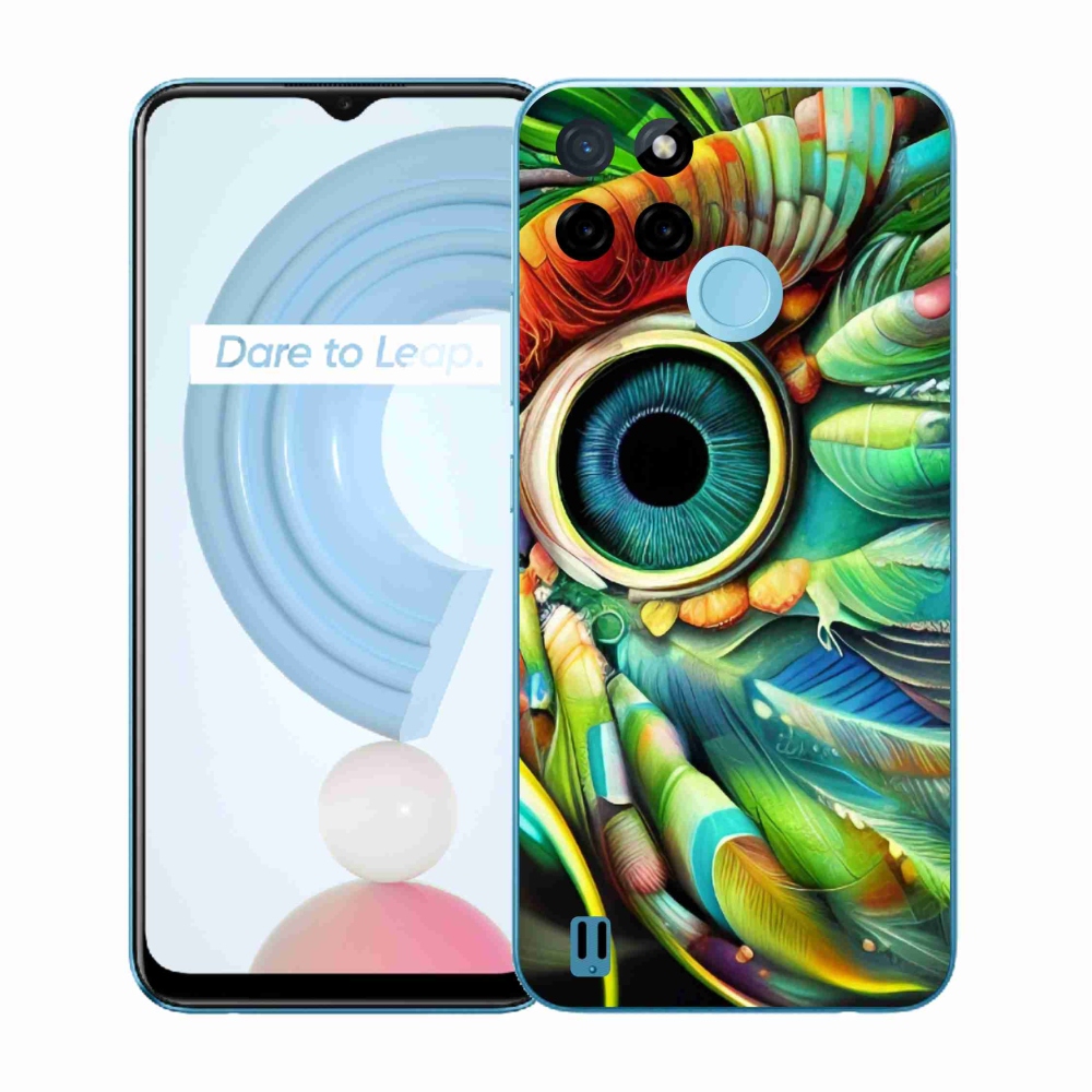 Zselés tok mmCase a Realme C21Y/C25Y készülékhez - absztrakt motívum 18