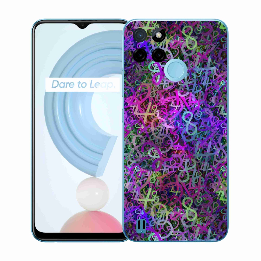 Zselés tok mmCase a Realme C21Y/C25Y készülékhez - absztrakt motívum 25