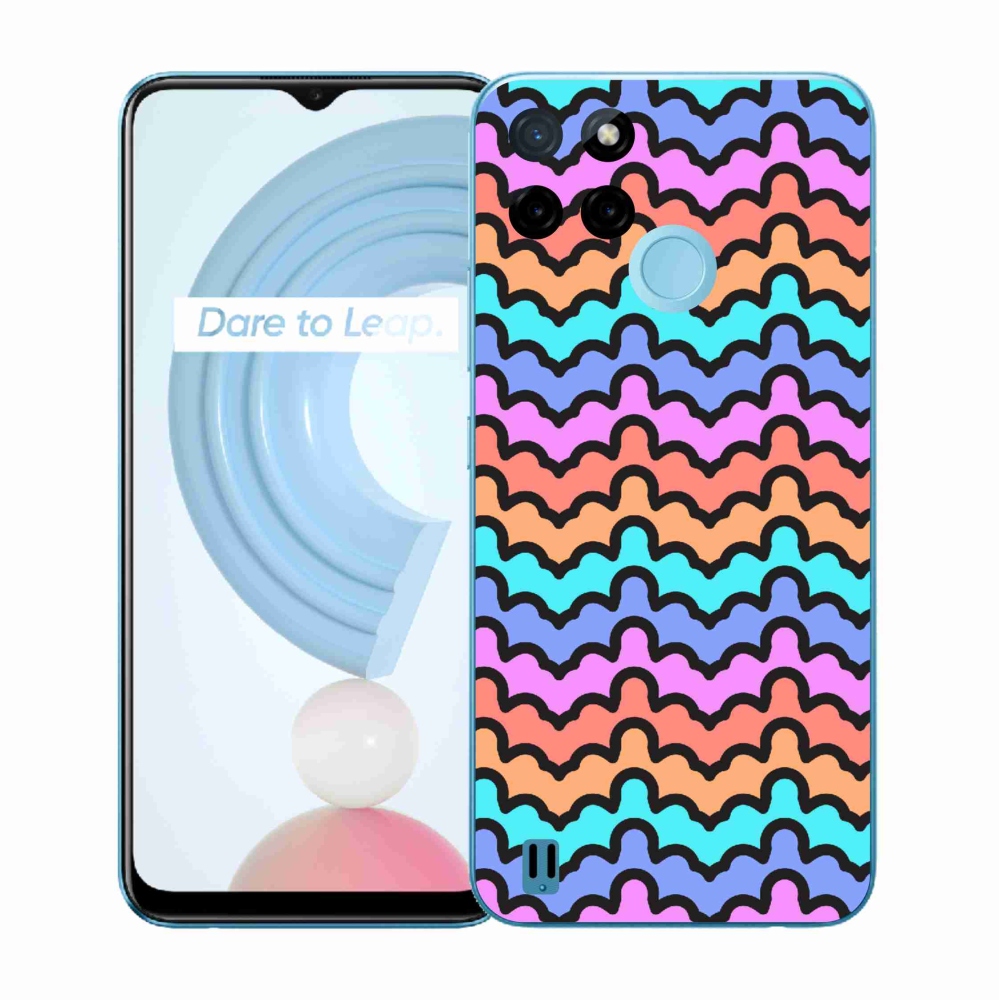 Zselés tok mmCase a Realme C21Y/C25Y készülékhez - absztrakt motívum 30