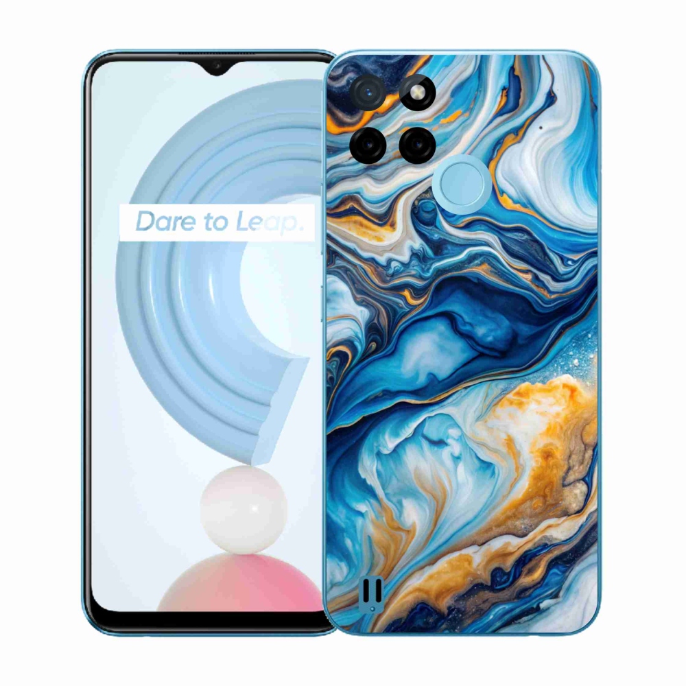 Zselés tok mmCase a Realme C21Y/C25Y készülékhez - absztrakt motívum 34