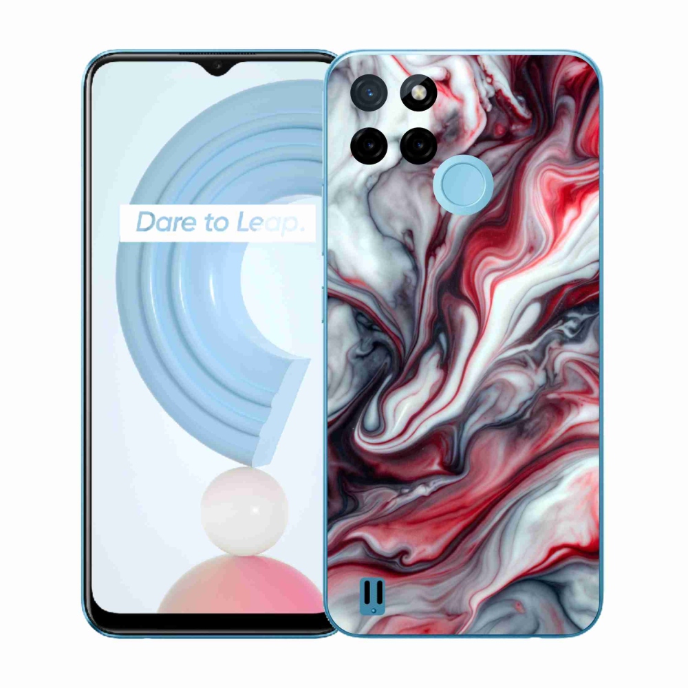 Zselés tok mmCase a Realme C21Y/C25Y készülékhez - absztrakt motívum 37