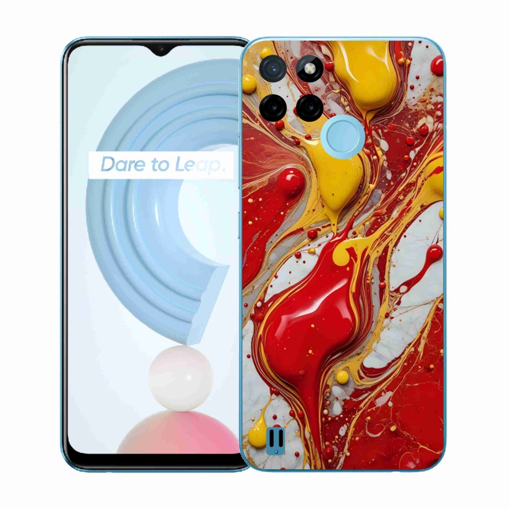 Zselés borítás mmCase a Realme C21Y/C25Y készülékhez - absztrakt motívum 42
