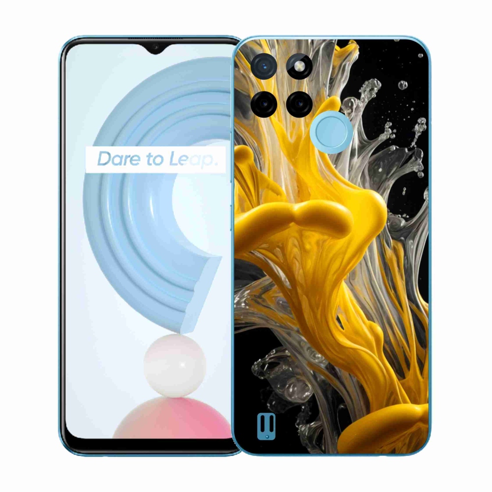 Zselés borító mmCase a Realme C21Y/C25Y készülékhez - absztrakt motívum 48