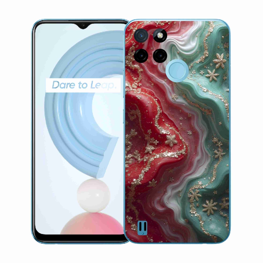 Zselés borító mmCase a Realme C21Y/C25Y készülékhez - absztrakt motívum 54