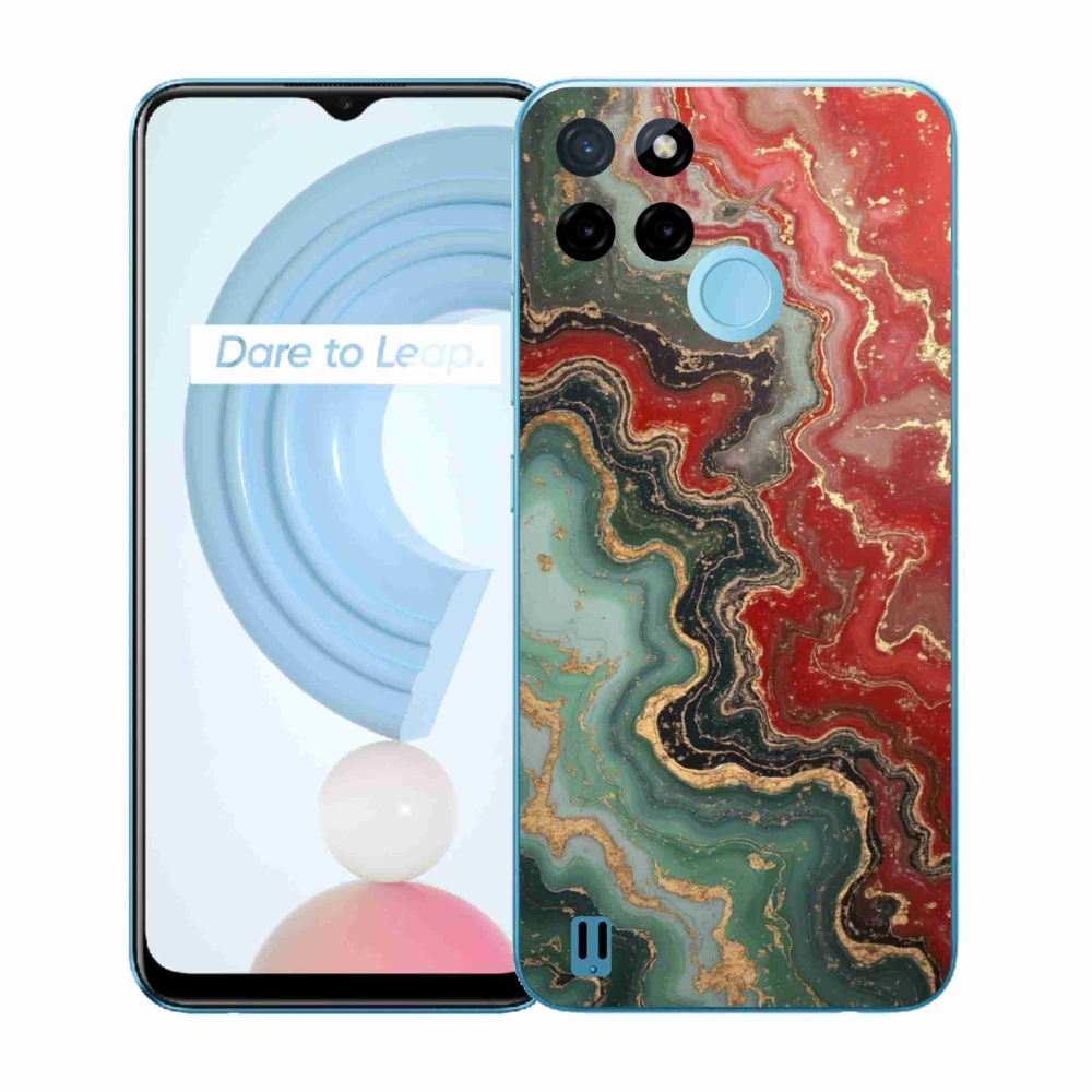 Zselés tok mmCase a Realme C21Y/C25Y készülékhez - absztrakt motívum 55