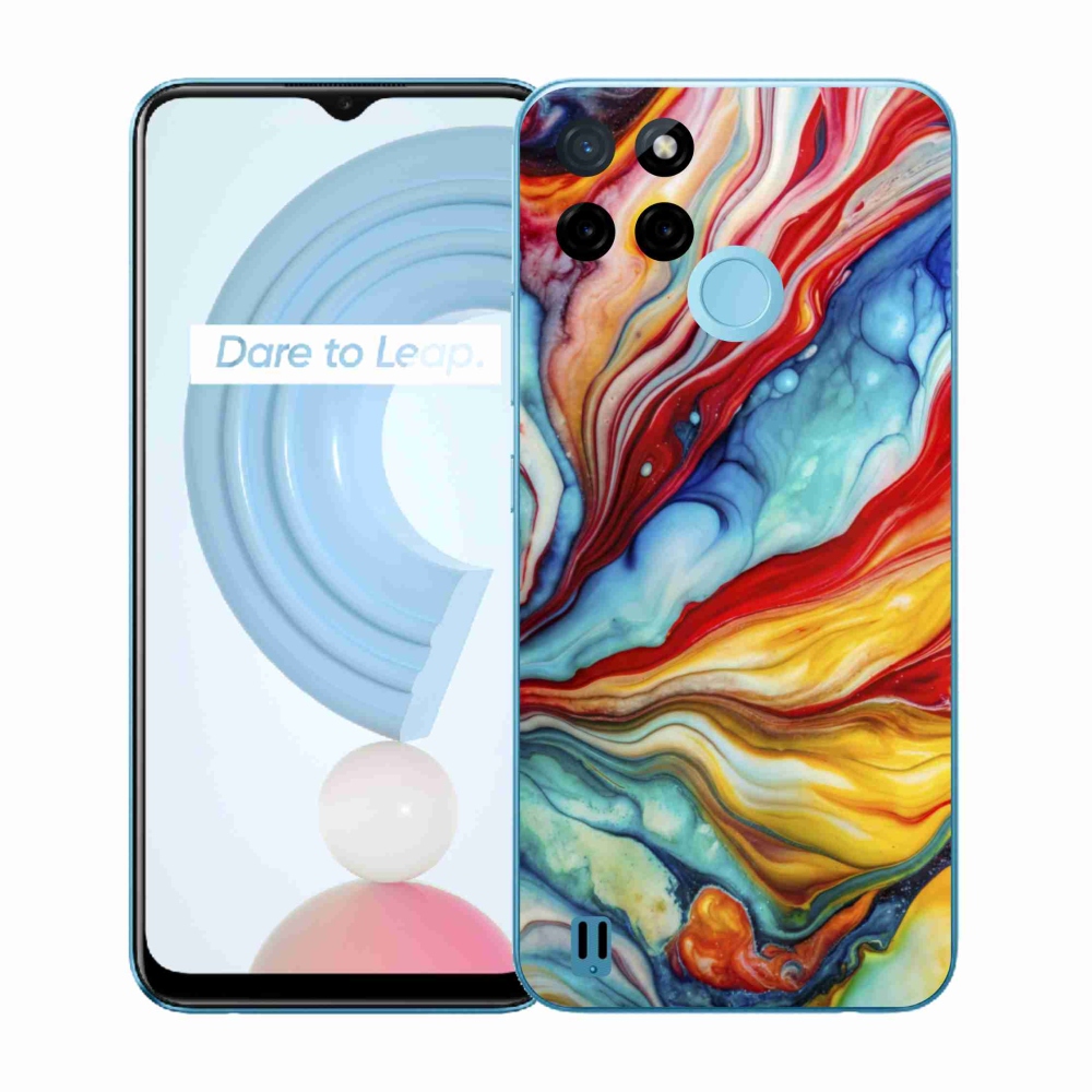 Zselés borító mmCase a Realme C21Y/C25Y készülékhez - absztrakt motívum 58
