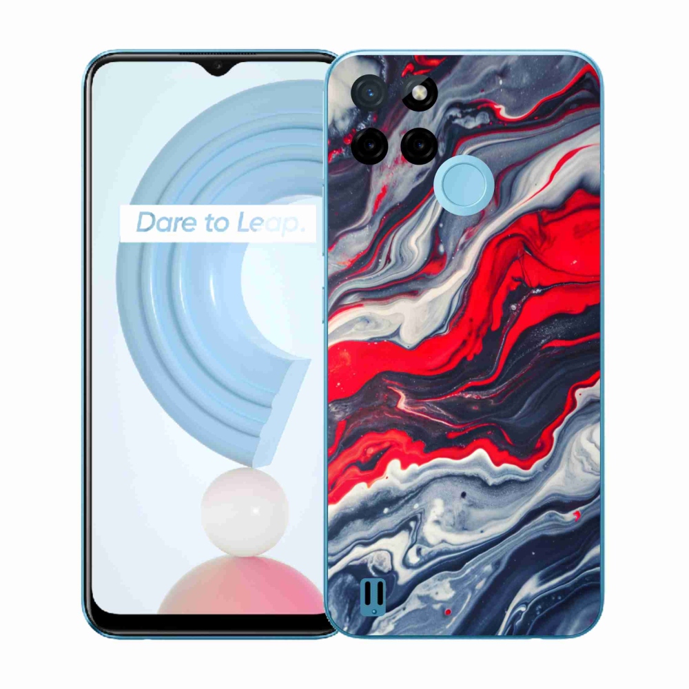Zselés tok mmCase a Realme C21Y/C25Y készülékhez - absztrakt motívum 59