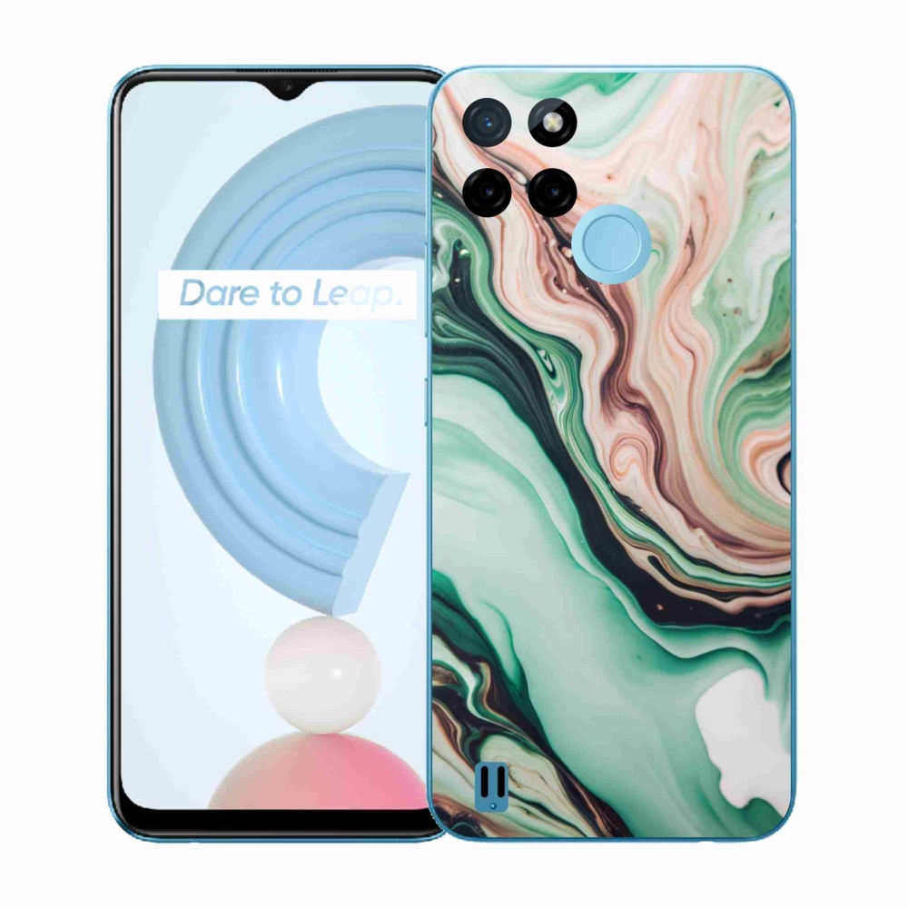 Zselés tok mmCase a Realme C21Y/C25Y készülékhez - absztrakt motívum 62