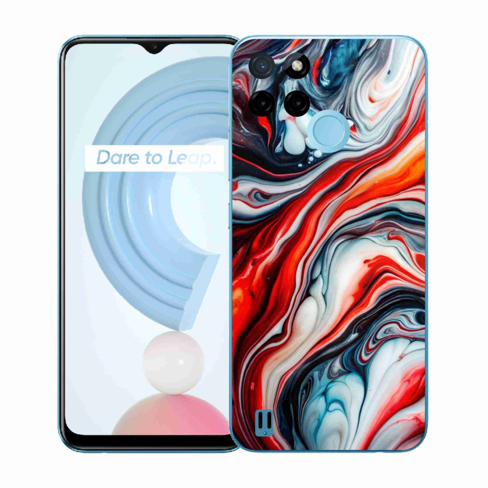 Zselés borító mmCase a Realme C21Y/C25Y készülékhez - absztrakt motívum 63