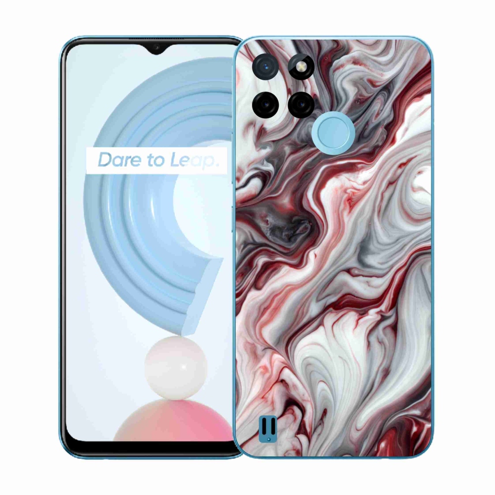 Zselés tok mmCase a Realme C21Y/C25Y készülékhez - absztrakt motívum 64