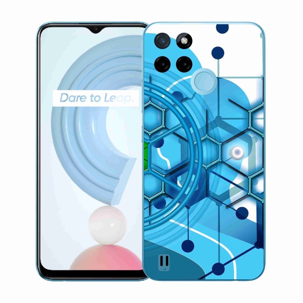 Zselés borítás mmCase a Realme C21Y/C25Y készülékhez - absztrakt minta 2