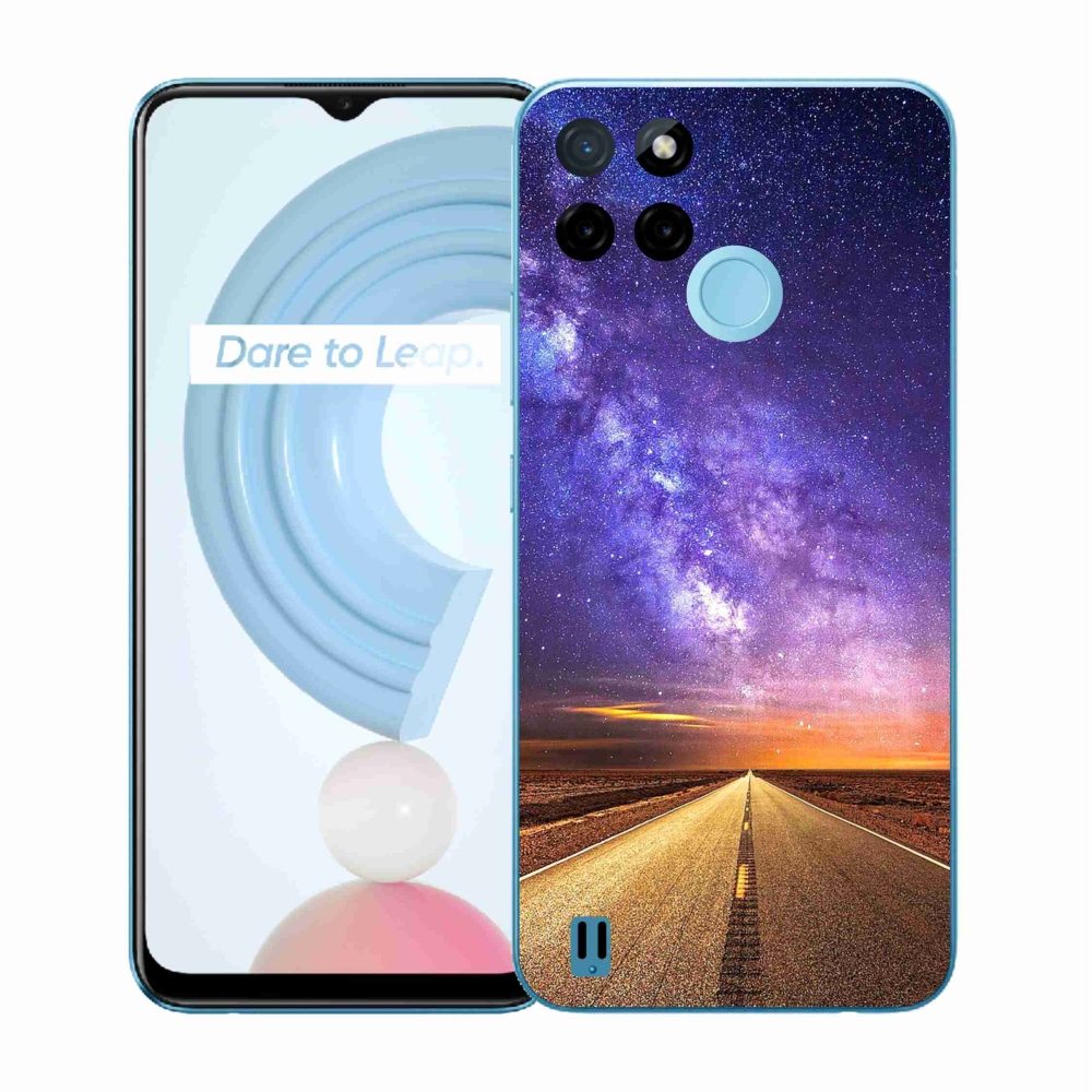 Zselés borítás mmCase a Realme C21Y/C25Y készülékhez - Amerikai út