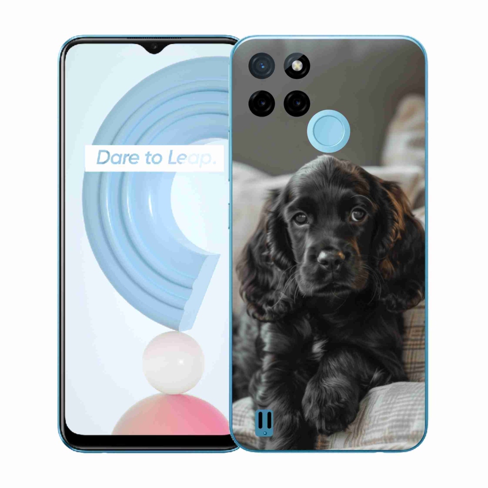 Zselés borítás mmCase a Realme C21Y/C25Y - English Cocker Spanielhez