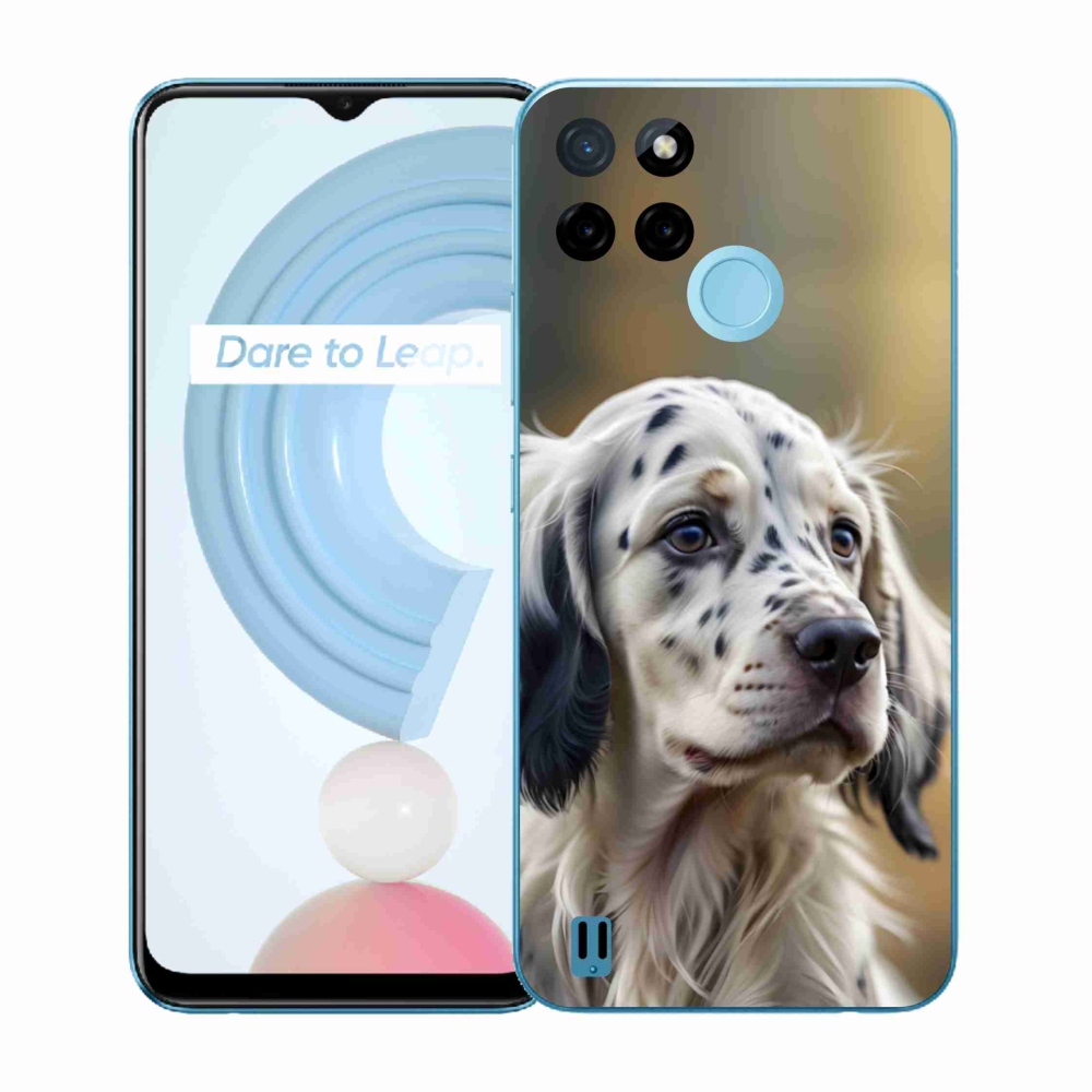 Zselés borítás mmCase a Realme C21Y/C25Y készülékhez - English Setter