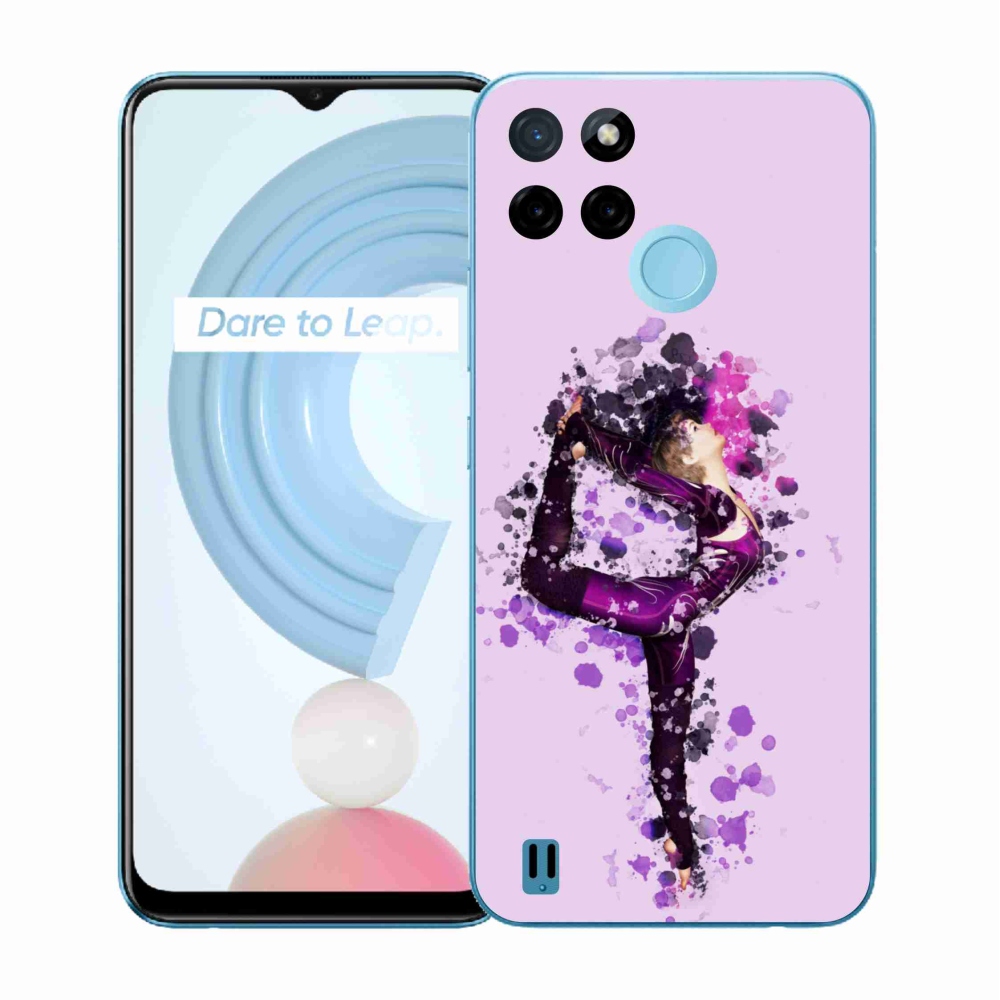 Zselés borítás mmCase a Realme C21Y/C25Y készülékhez - ballerina