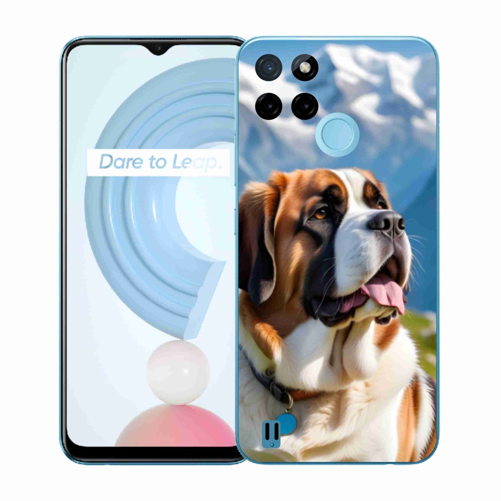 Zselés borítás mmCase a Realme C21Y/C25Y készülékhez - St. Bernard