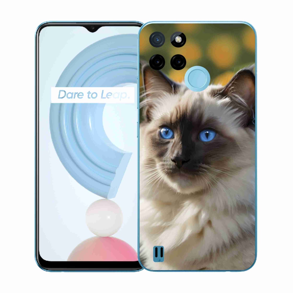 Zselés borítás mmCase a Realme C21Y/C25Y készülékhez - fehér rongybaba