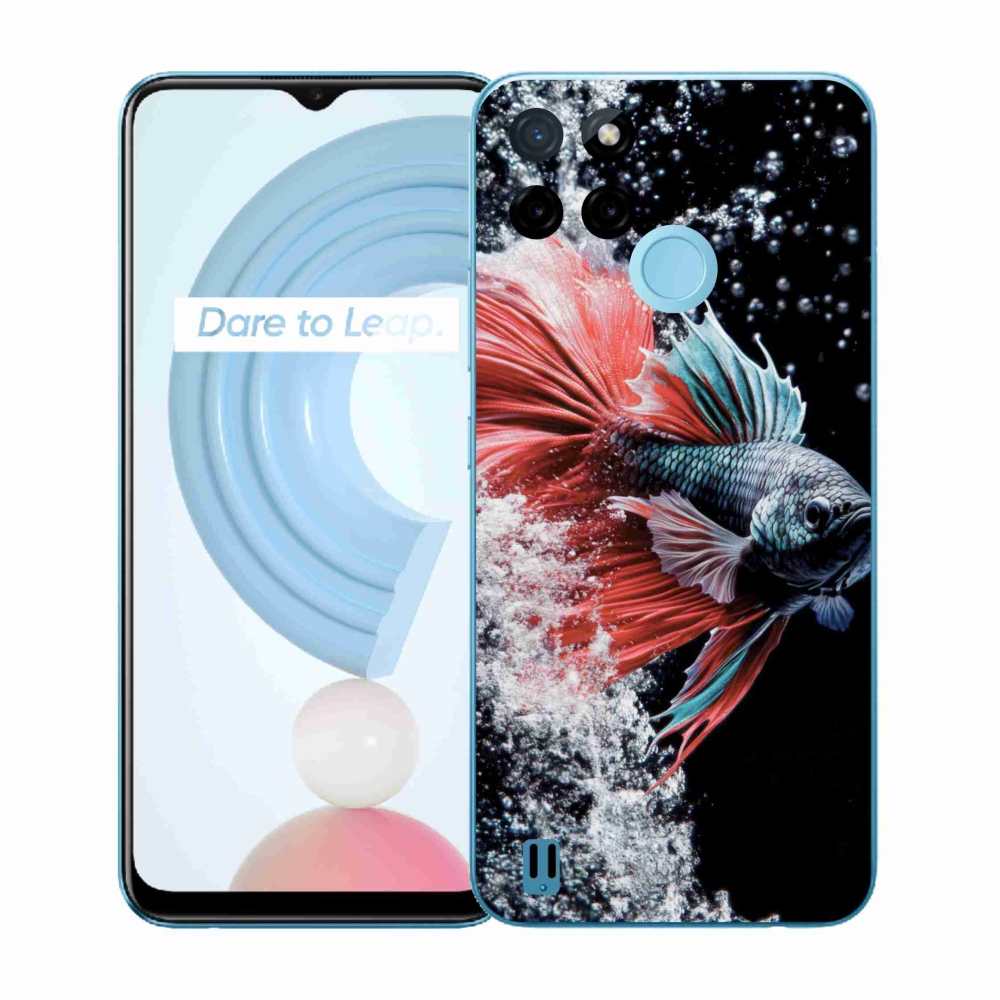 Zselés borítás mmCase a Realme C21Y/C25Y készülékhez - harcos nő tarka