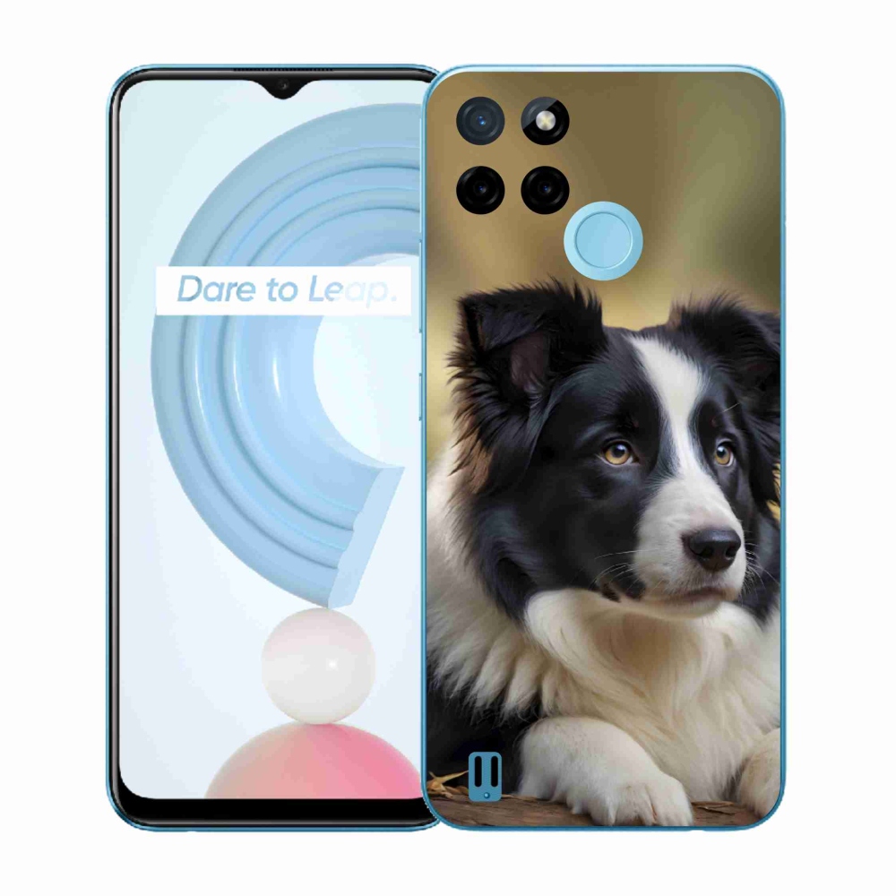 Zselés borító mmCase a Realme C21Y/C25Y készülékhez - border colie 2